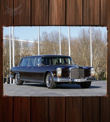 Металлическая табличка Mercedes-Benz 600